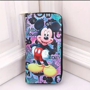 Mickey Mouse Zippered Wallet